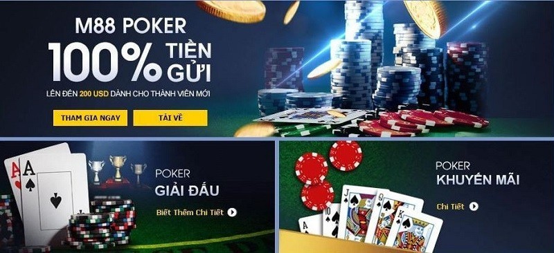 Top 10 trang chơi poker online uy tín